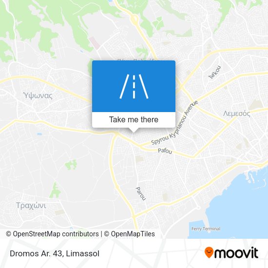 Dromos Ar. 43 map