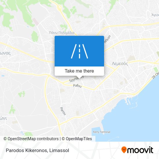 Parodos Kikeronos map