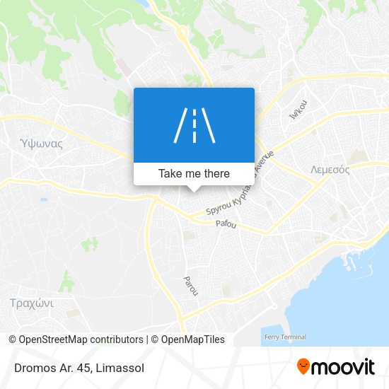 Dromos Ar. 45 map
