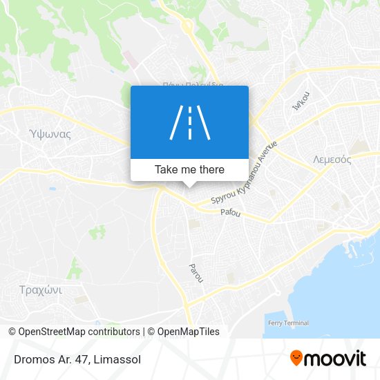 Dromos Ar. 47 map