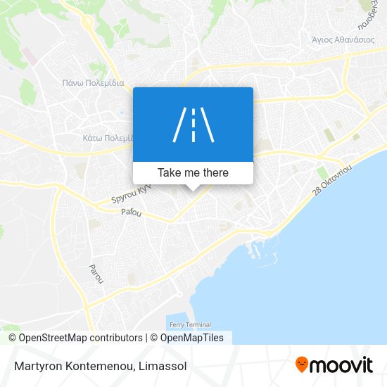 Martyron Kontemenou map
