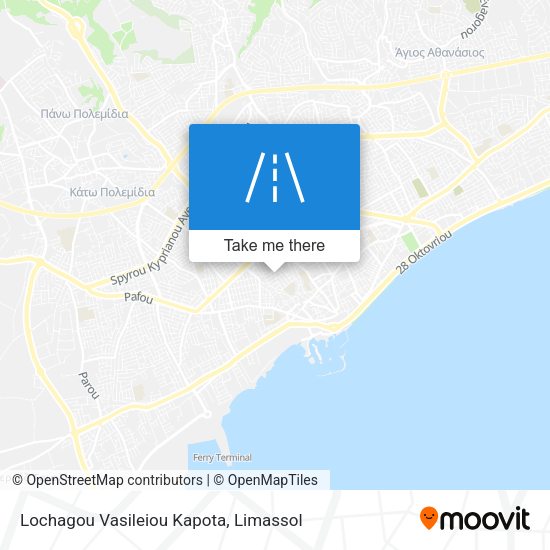 Lochagou Vasileiou Kapota map