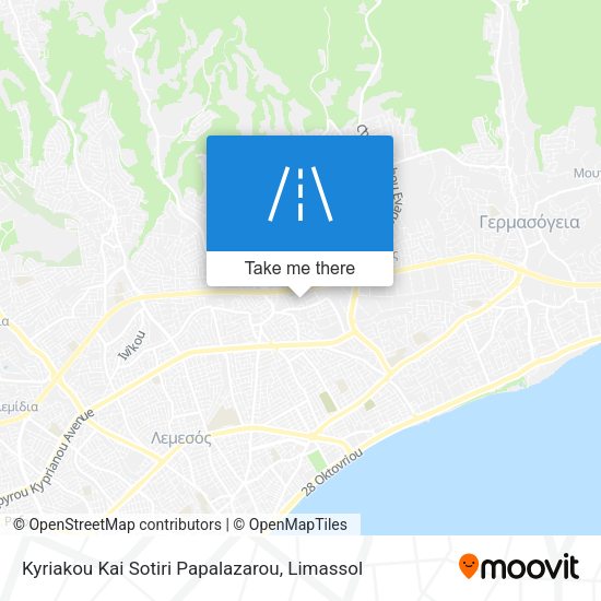 Kyriakou Kai Sotiri Papalazarou map