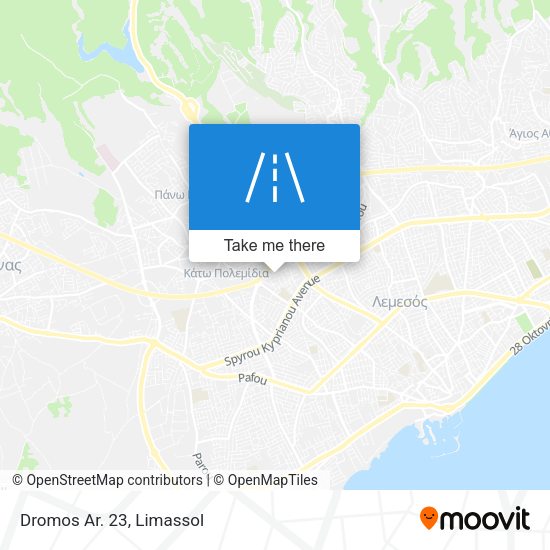 Dromos Ar. 23 map