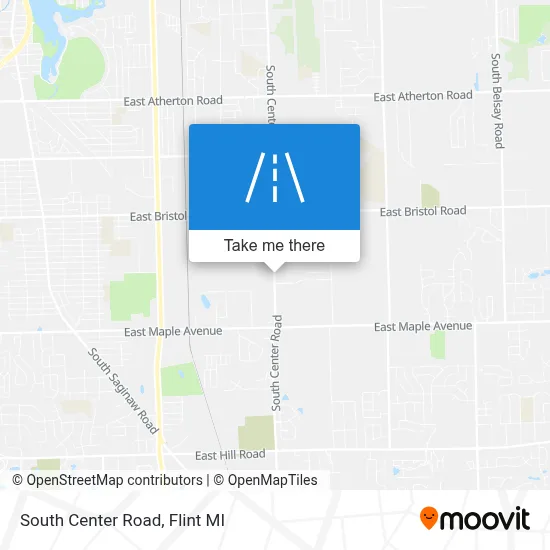 South Center Road map