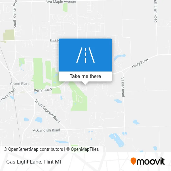 Gas Light Lane map