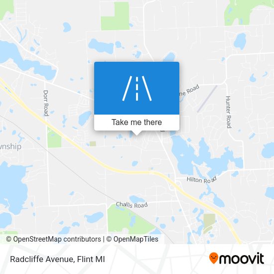 Mapa de Radcliffe Avenue