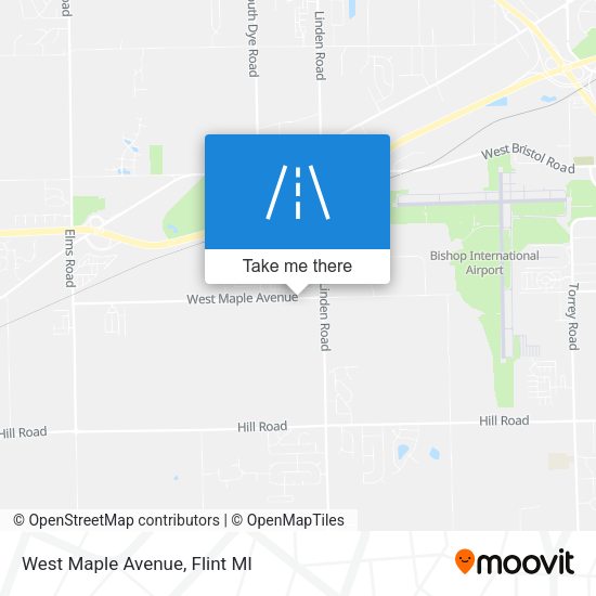 Mapa de West Maple Avenue