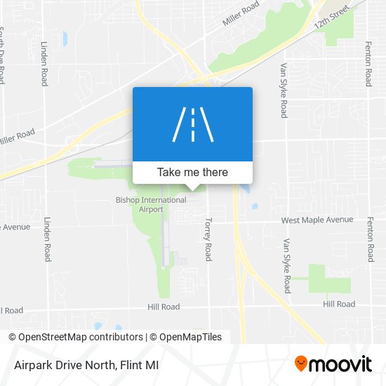 Airpark Drive North map