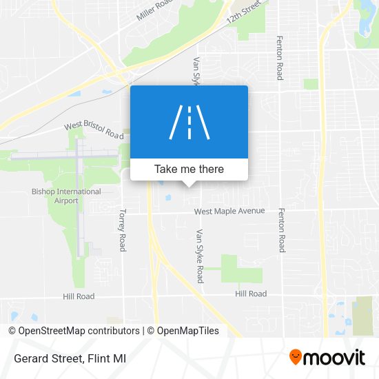Mapa de Gerard Street