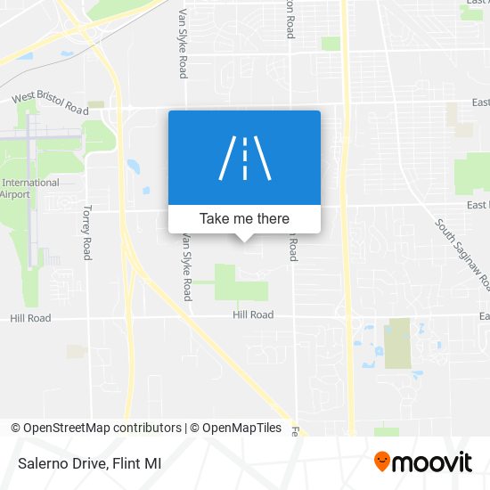 Salerno Drive map