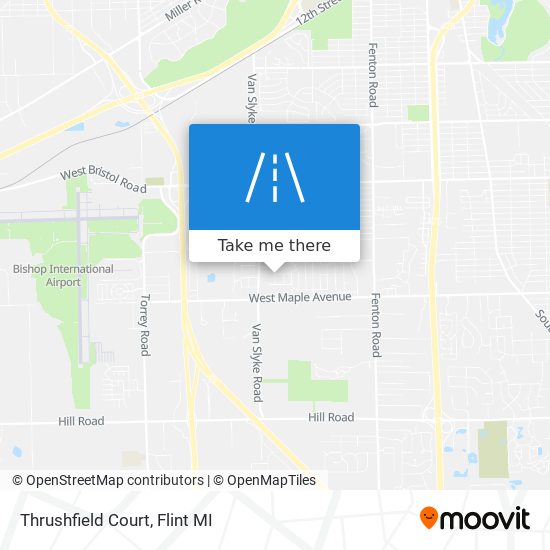 Thrushfield Court map