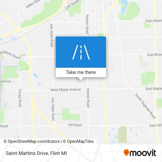 Mapa de Saint Martins Drive