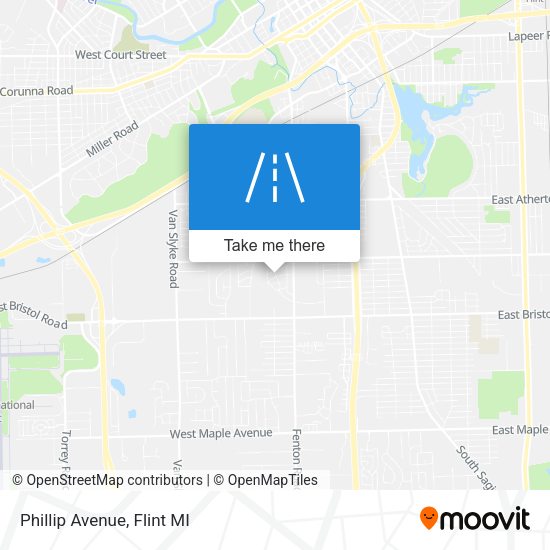 Mapa de Phillip Avenue