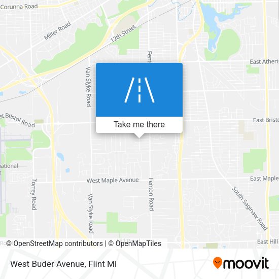Mapa de West Buder Avenue