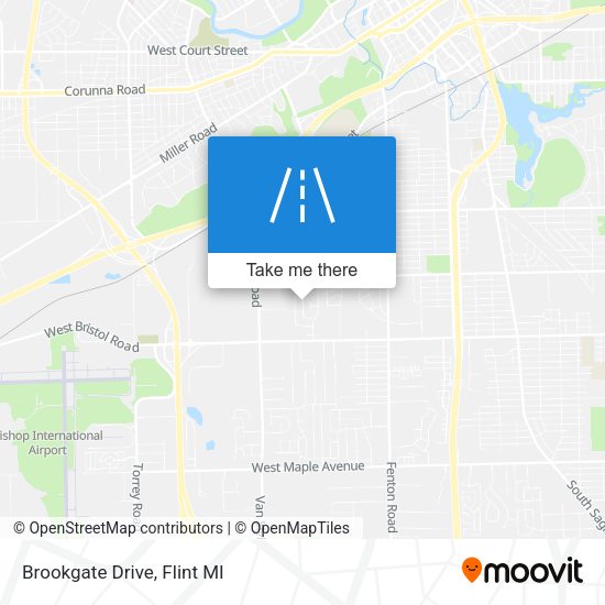 Brookgate Drive map