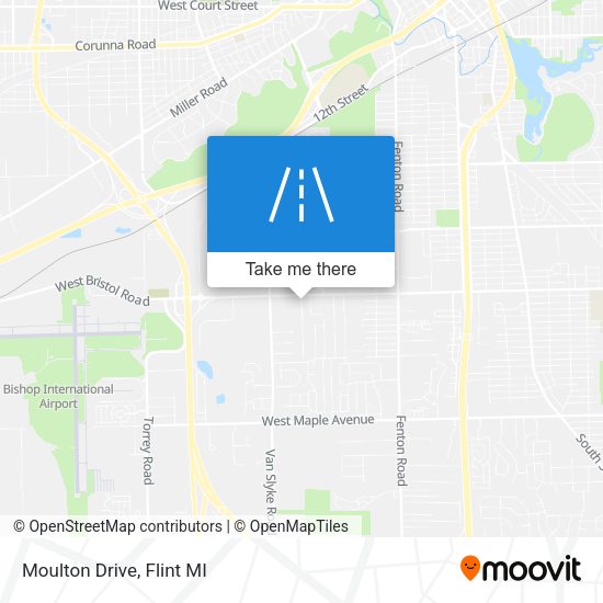 Moulton Drive map