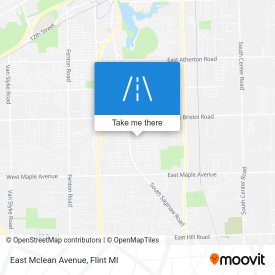 Mapa de East Mclean Avenue
