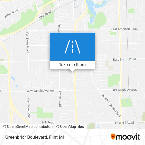 Mapa de Greenbriar Boulevard