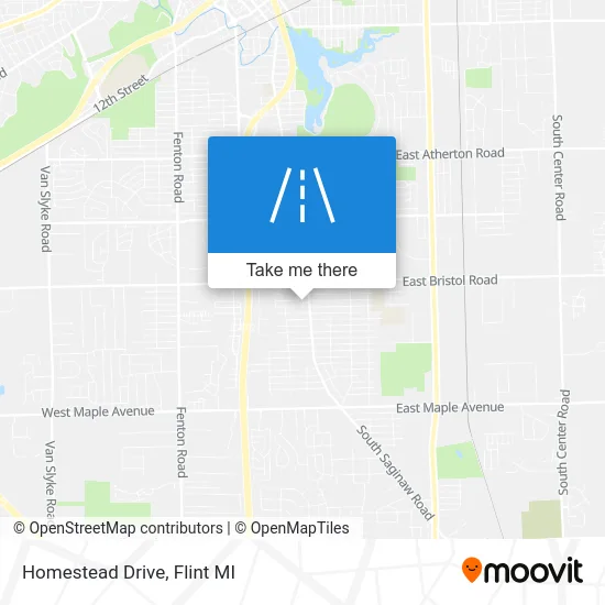 Homestead Drive map
