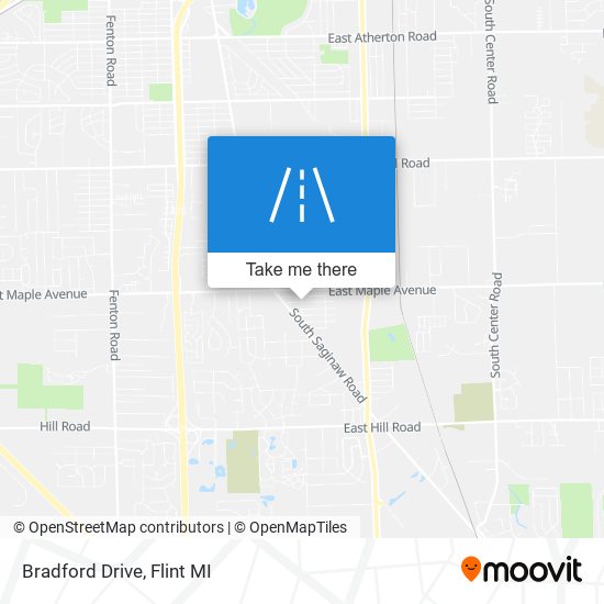 Bradford Drive map