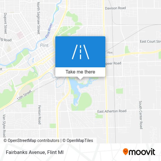 Mapa de Fairbanks Avenue