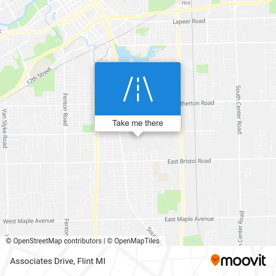 Associates Drive map