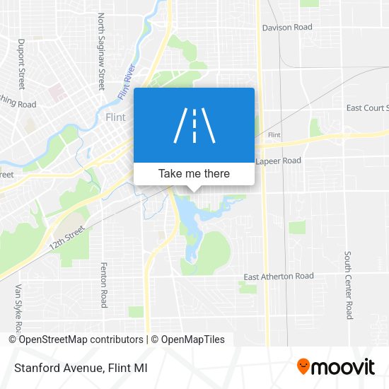 Mapa de Stanford Avenue