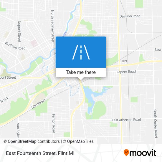 Mapa de East Fourteenth Street
