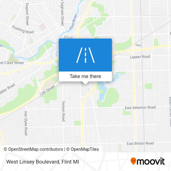 West Linsey Boulevard map