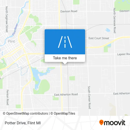 Potter Drive map