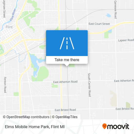 Mapa de Elms Mobile Home Park