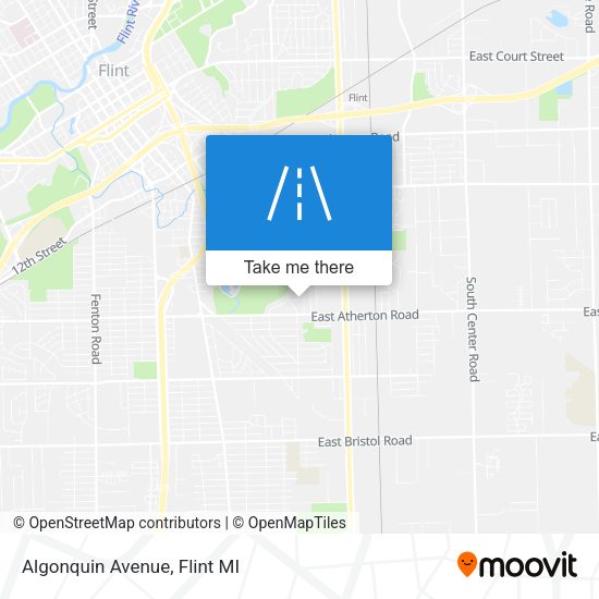 Algonquin Avenue map