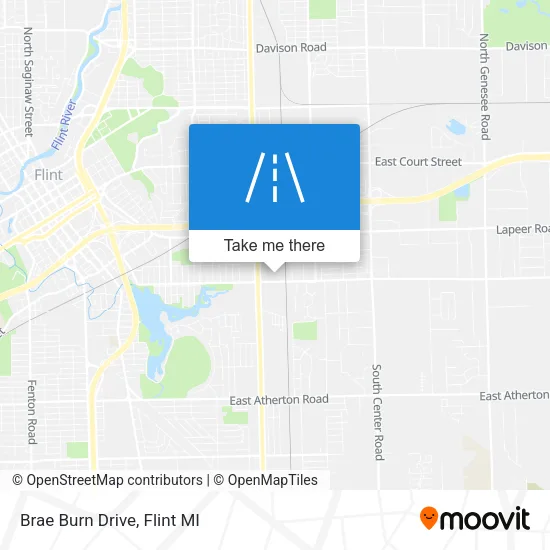 Brae Burn Drive map