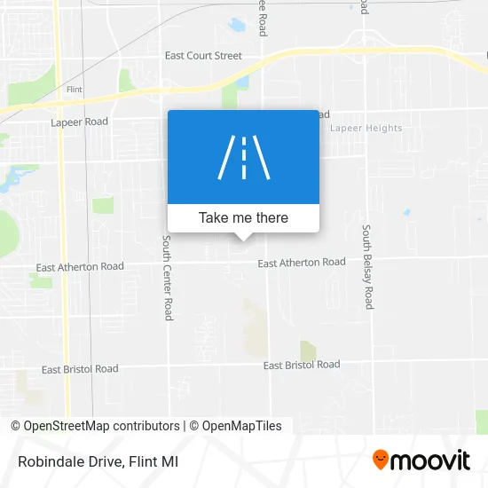 Robindale Drive map