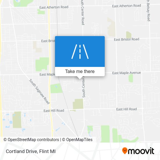 Mapa de Cortland Drive