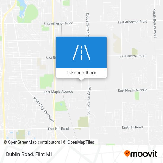 Mapa de Dublin Road
