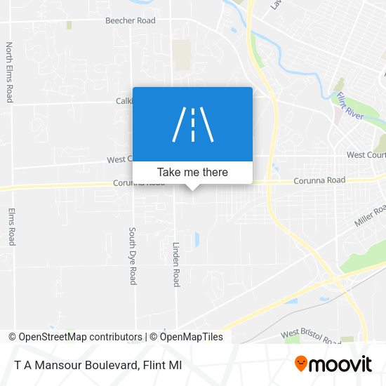 T A Mansour Boulevard map