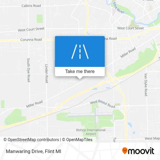 Manwaring Drive map