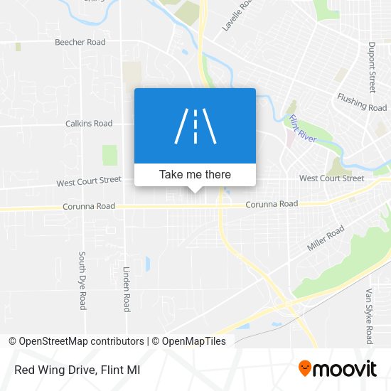 Mapa de Red Wing Drive