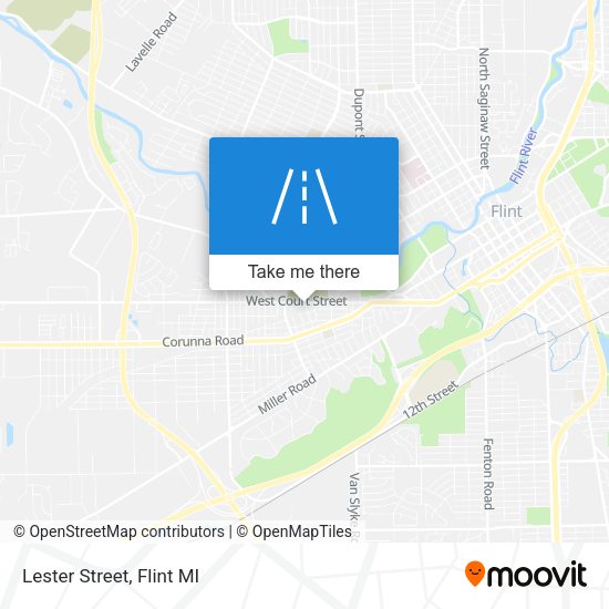 Mapa de Lester Street