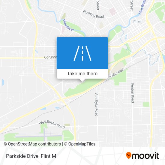 Mapa de Parkside Drive