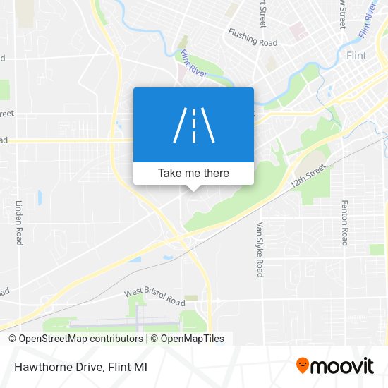 Hawthorne Drive map