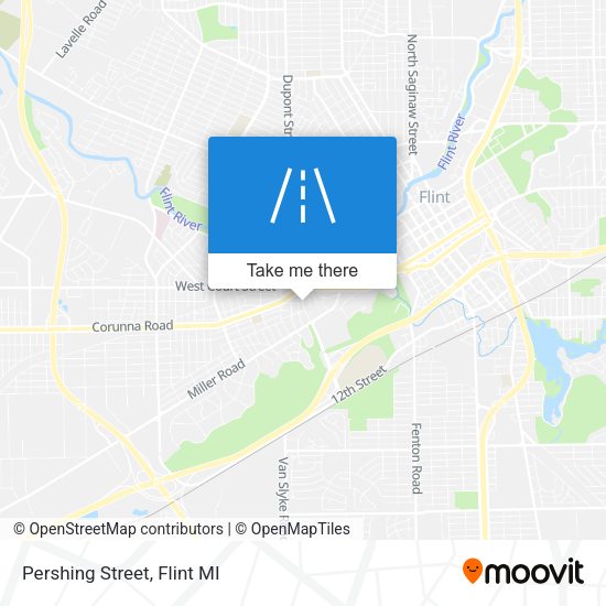 Mapa de Pershing Street