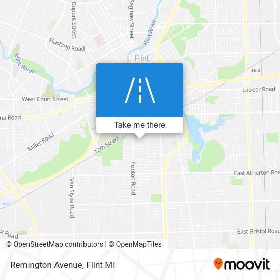 Remington Avenue map