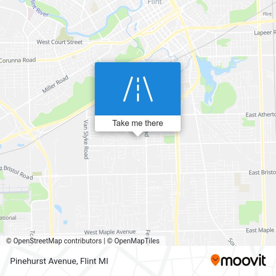 Mapa de Pinehurst Avenue