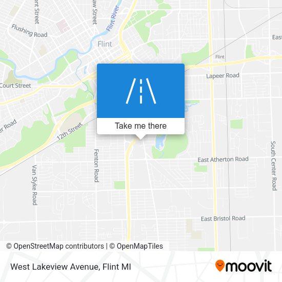 West Lakeview Avenue map