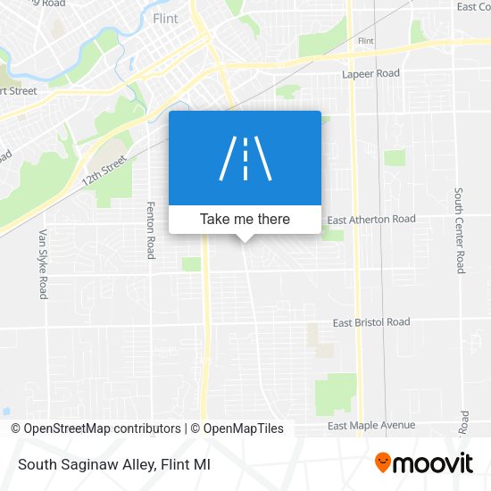 Mapa de South Saginaw Alley