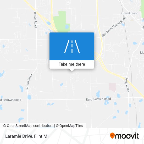 Laramie Drive map