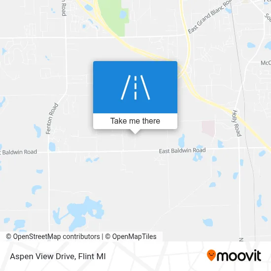 Aspen View Drive map